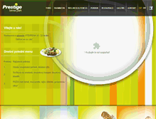 Tablet Screenshot of prestige-tenis.cz